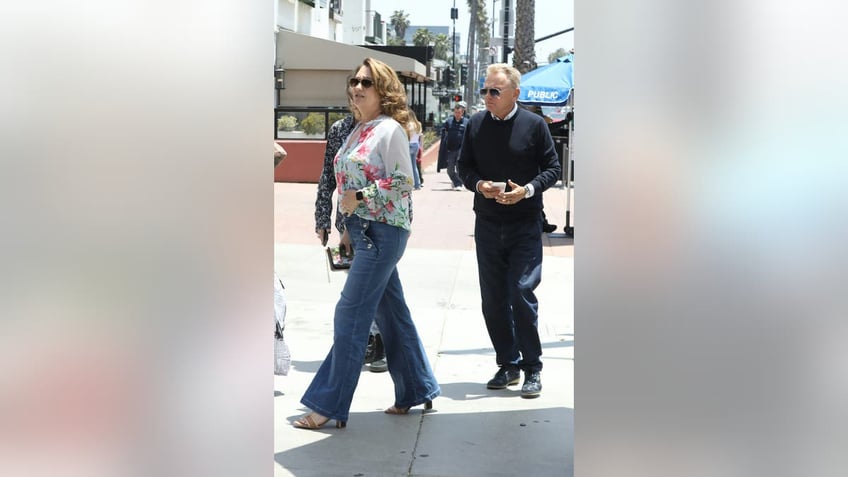 Pat Sajak and his wife spotted in Santa Monica