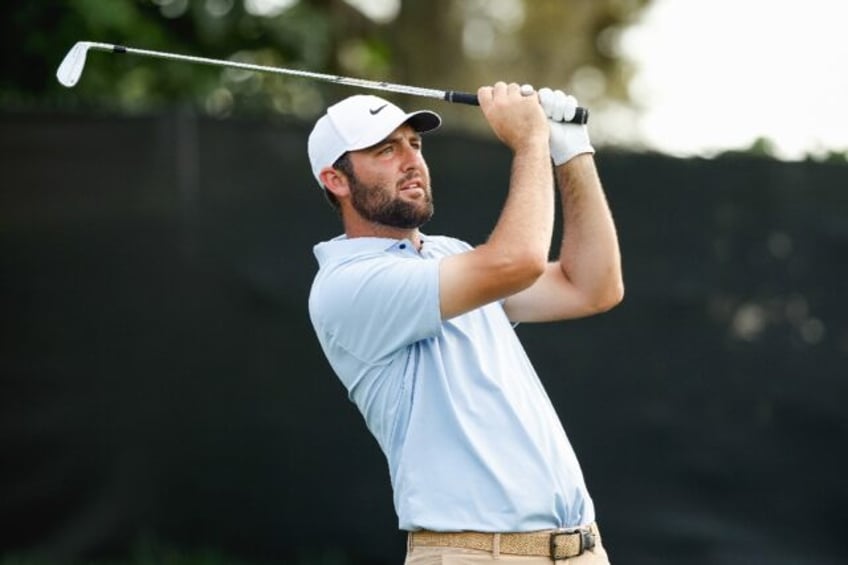 World number one Scottie Scheffler is part of a six-way tie for the lead at the halfway st