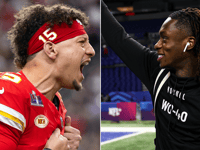 Patrick Mahomes give 2-emoji reaction to Chiefs trading up for record-breaking receiver