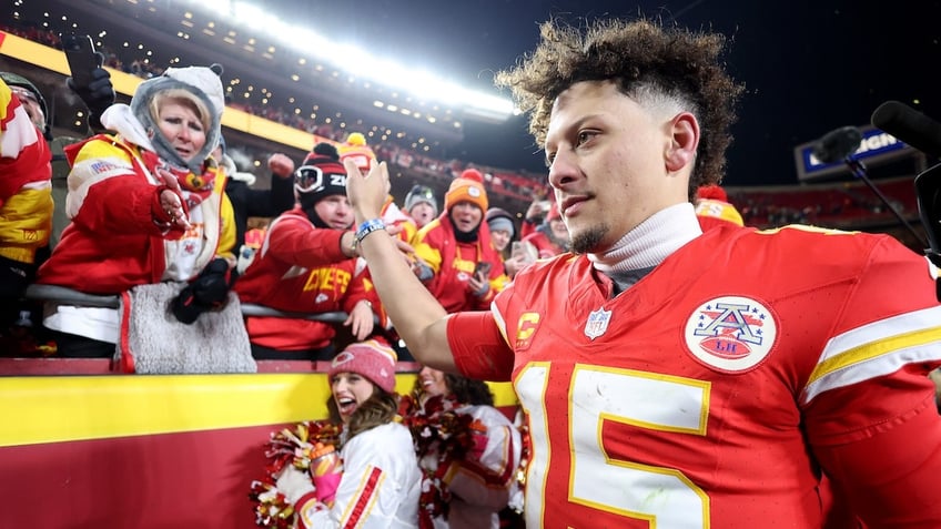 Patrick Mahomes of the Kansas City Chiefs