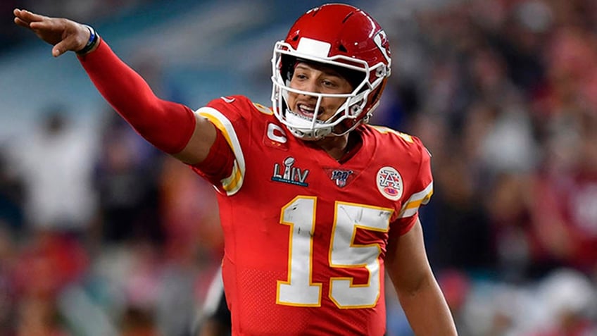 Patrick Mahomes in Super Bowl LIV