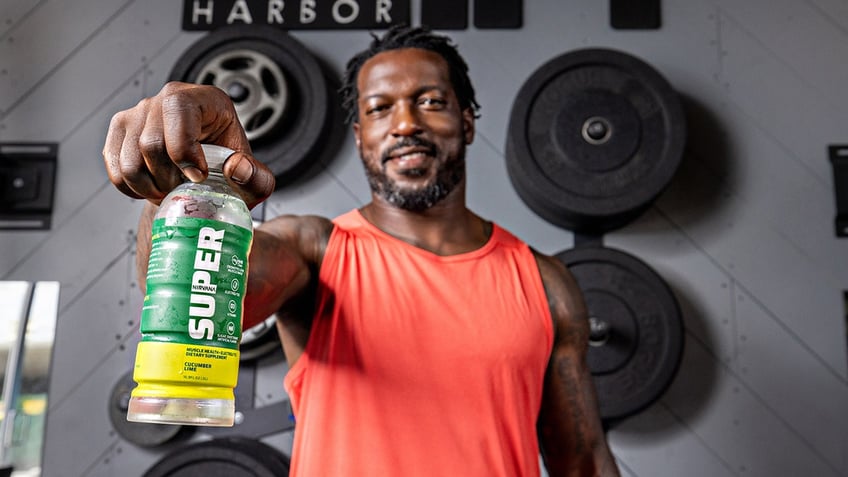 Patrick Willis with Nirvana Super Water