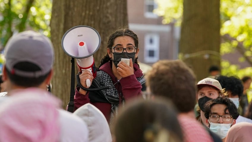 Anti-Israel protests on the Rutgers University campus