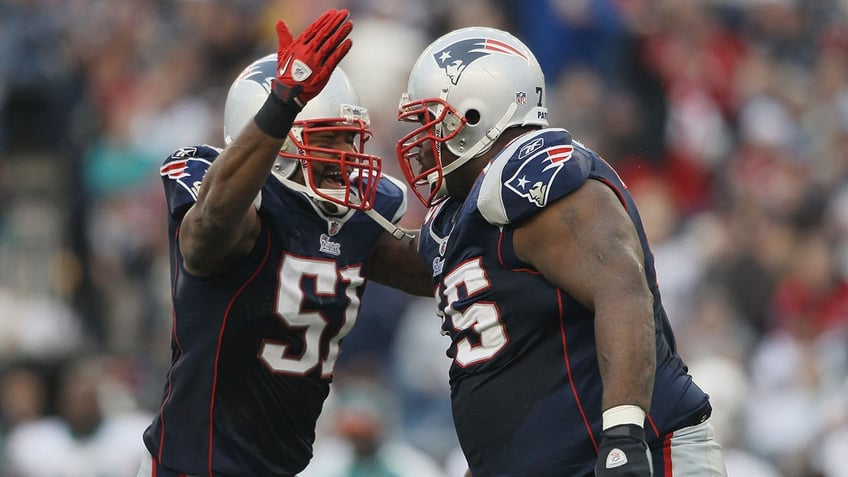 Vince Wilfork and Jerod Mayo