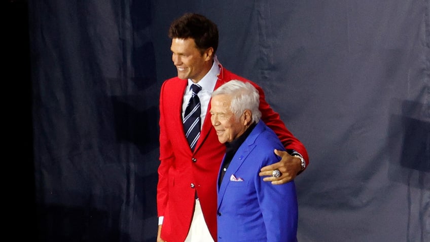 Tom Brady and Robert Kraft