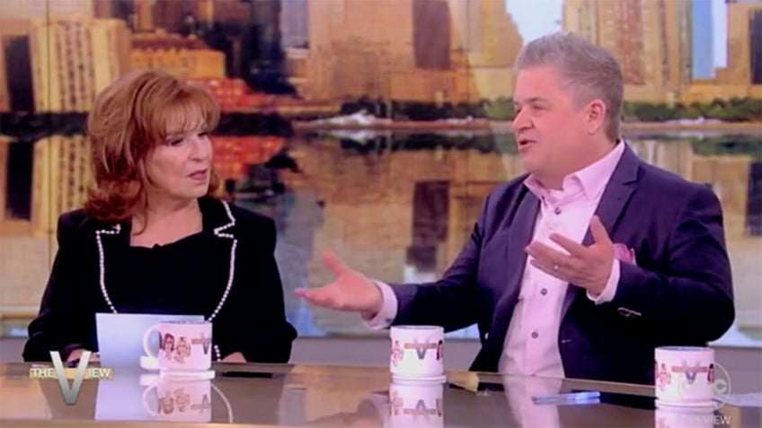 Joy Behar and Patton Oswalt