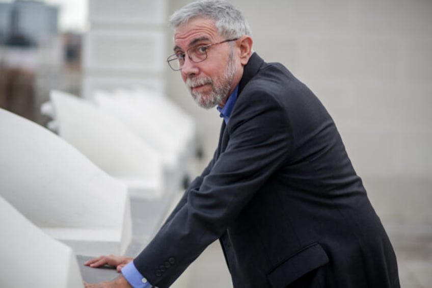 MADRID, SPAIN - FEBRUARY 17: The North American economist Paul Krugman, poses after an int