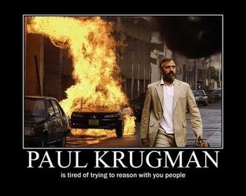 paul krugman rides into the sunset