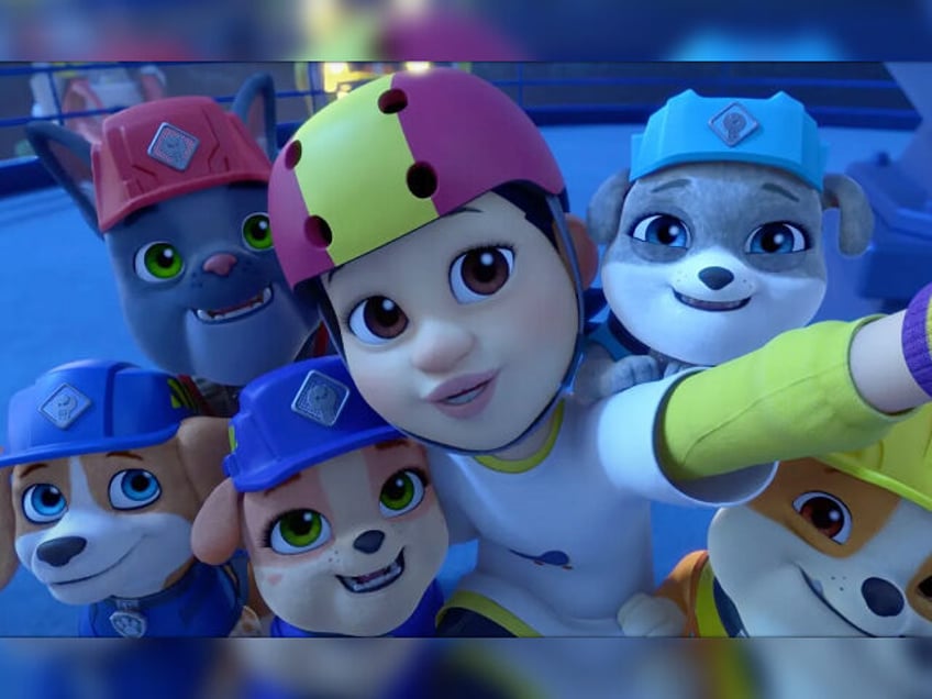 paw patrol spinoff series rubble crew features first non binary character