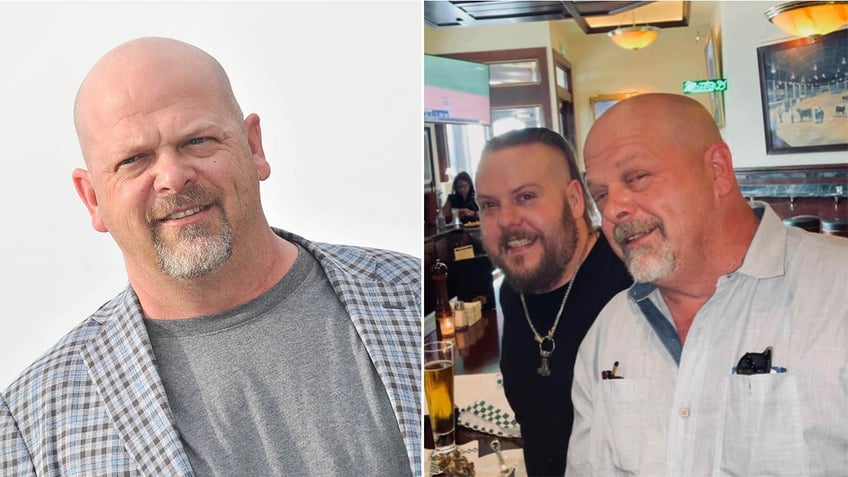 rick harrison/rick with his late son adam