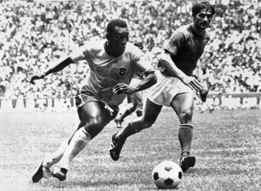 Late Brazil football legend Pele would be sad at the present state of the national side his son Edinho told AFP