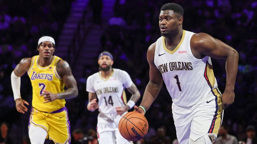 zion williamson versus lakers 