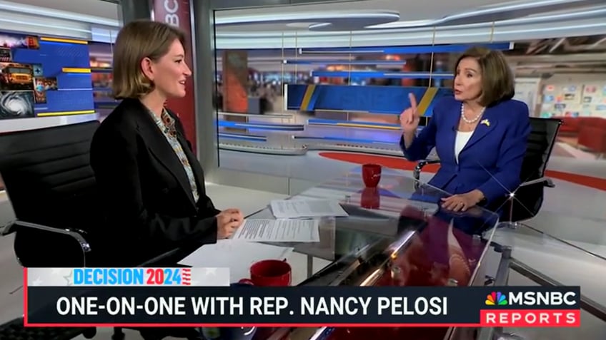 Pelosi and Katy Tur