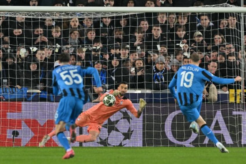 Gustaf Nilsson's penalty gives Club Brugge upper hand over Atalanta