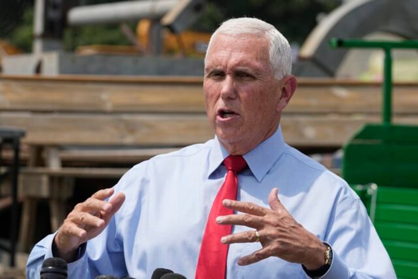 pence says hes now met the polling and donor qualifications for the first republican debate