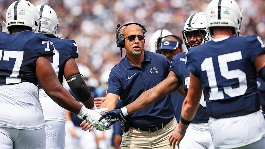 penn states james franklin takes issue with question about offense my skin is curling