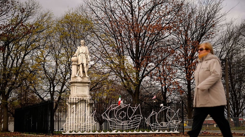 Columbus statue