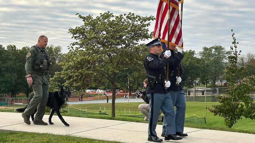pennsylvania k 9 who helped catch convicted murderer retires after eight years of service he loved to work