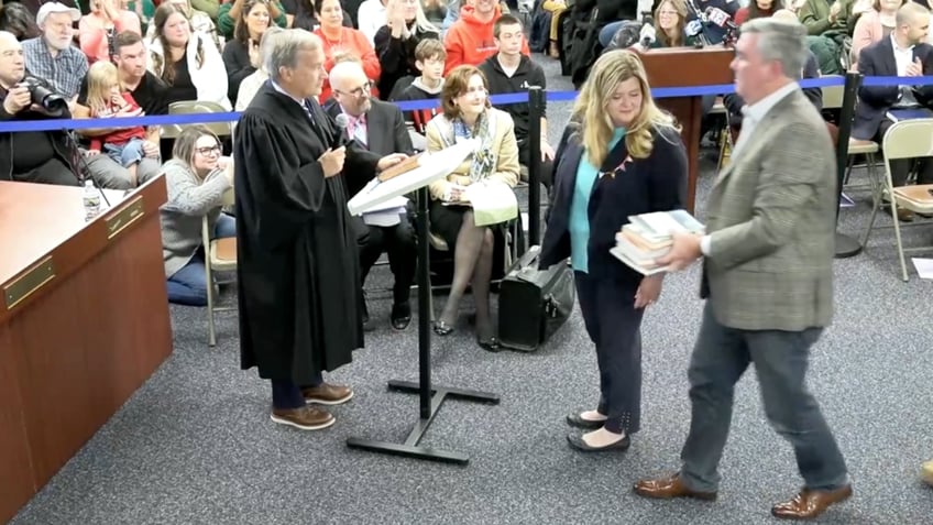 pennsylvania school board president sworn into office with sexually explicit book
