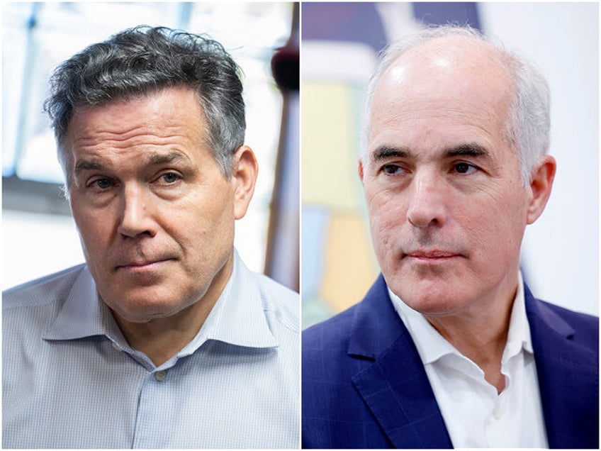 Pennsylvania Senate Race in 2024 / Republican Dave McCormick and Democrat Bob Casey