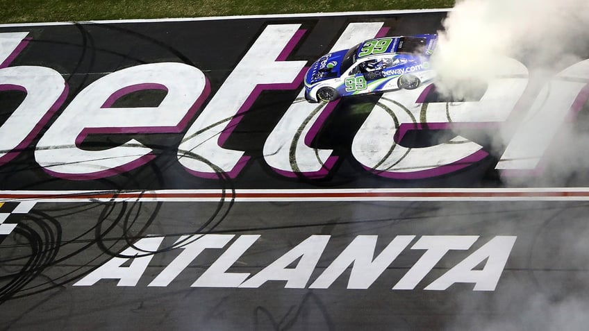 Daniel Suarez wins in Atlanta