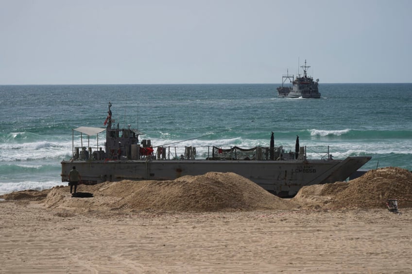 pentagon confirms its floating pier to gaza has broken apart but assures itll be running again soon