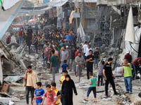 Pentagon confirms US military has begun construction on Gaza humanitarian aid pier