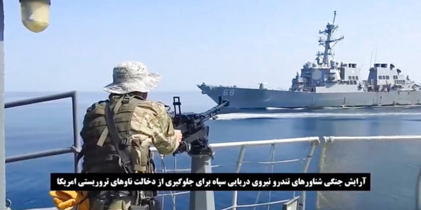 pentagon rejects iranian claims of intercept against us navy vessels