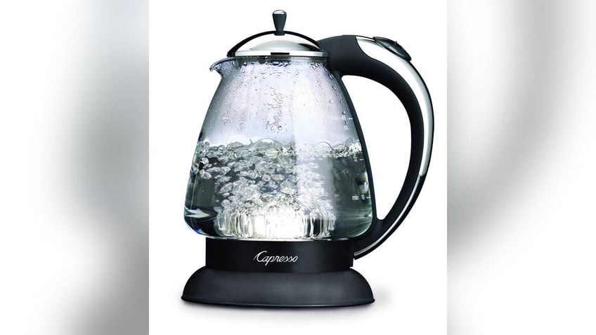 A high-tech glass kettle is faster, safer and more efficient than heating water on a stovetop.