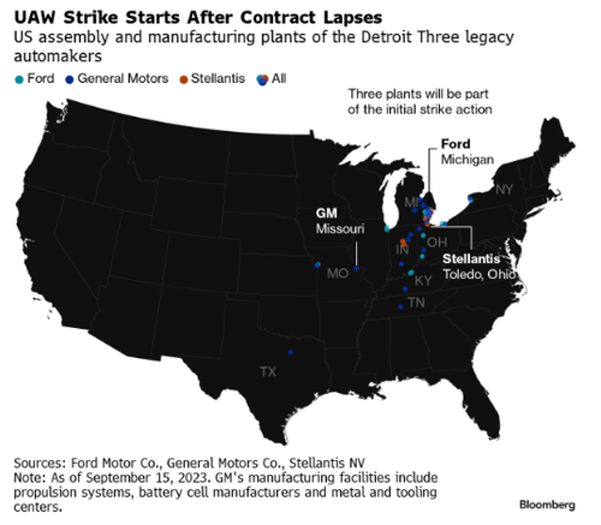 permanent strike ford lays off 600 workers due to uaw strike