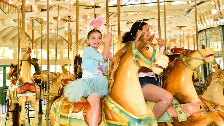 New Orleans City Park carousel gardens egg scramble