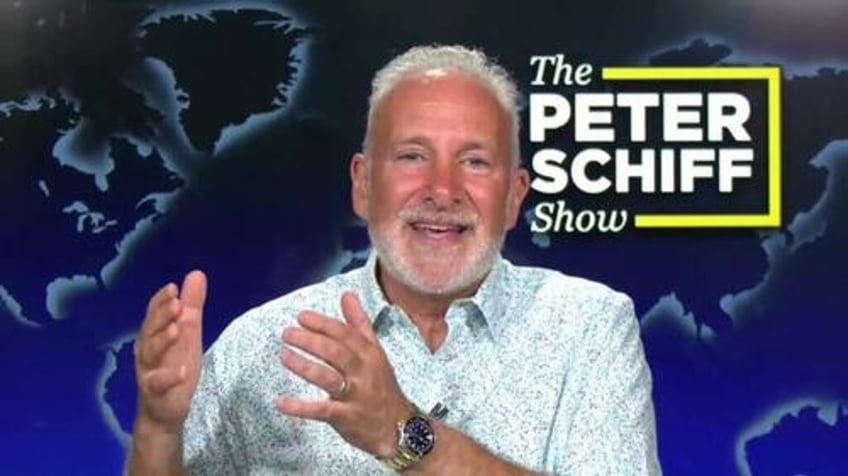 peter schiff gold is telling us the fed is wrong