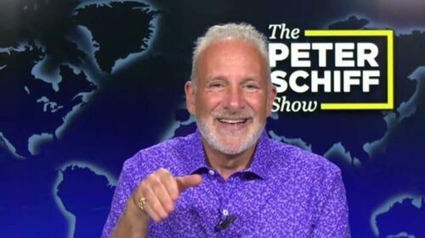 peter schiff gold rises even with bad news