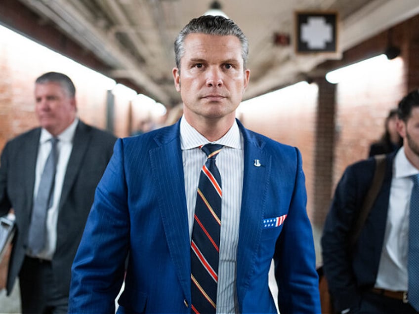 UNITED STATES - NOVEMBER 21: Pete Hegseth, President-elect Donald Trump's nominee to defen