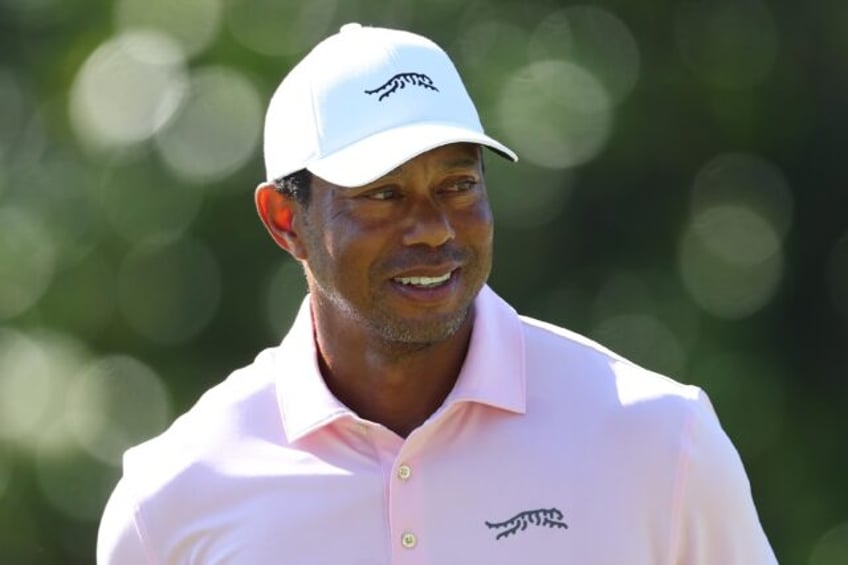 Tiger Woods plays a practice round prior to the US Open at Pinehurst