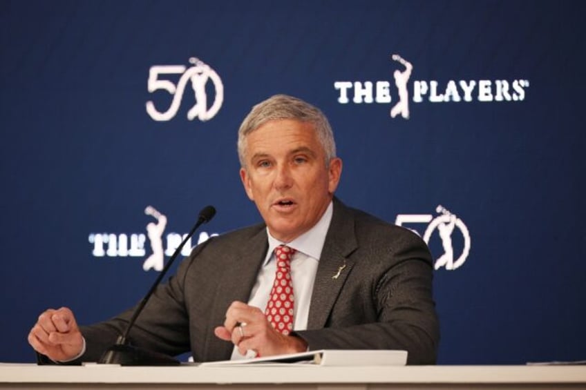 PGA Tour Commissioner Jay Monahan says talks with the Saudi Arabian backers of LIV Golf ar