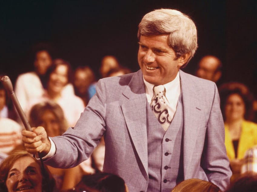 (Original Caption) Emmy award-winning talk show host Phil Donahue, 41, in ten years on the