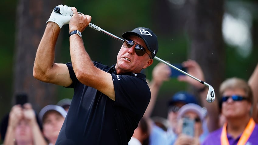 Phil Mickelson at the 2024 US Open