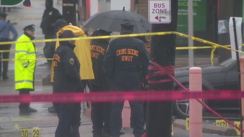 Philly crime shooting scene