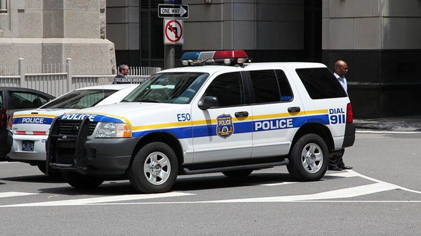 Philadelphia police vehicle