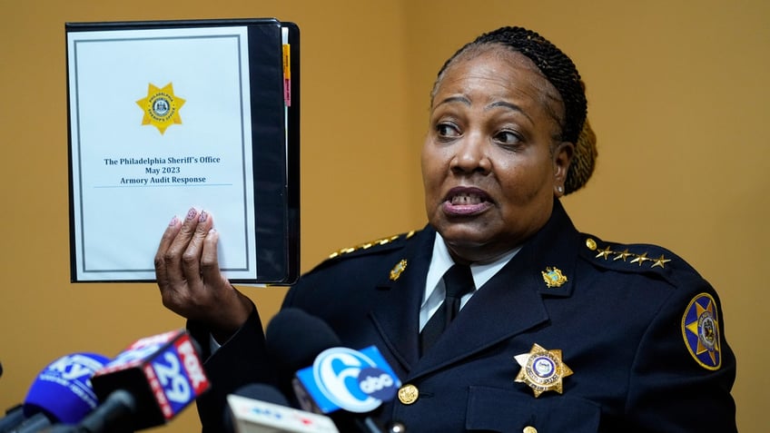 philadelphia sheriff refutes report claiming her office left 185 guns unaccounted for