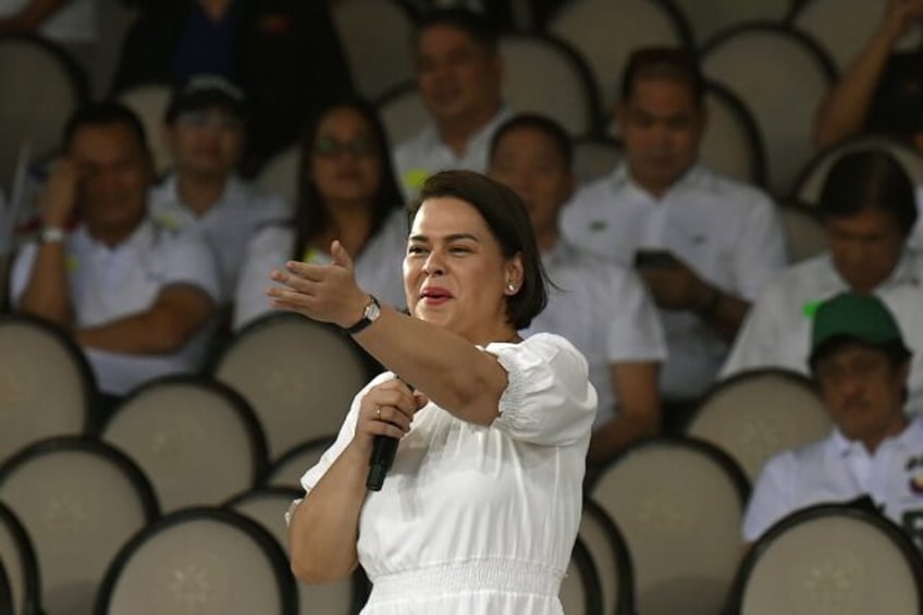 Philippine Vice President Sara Duterte threatened on Friday to dig up the remains of Presi