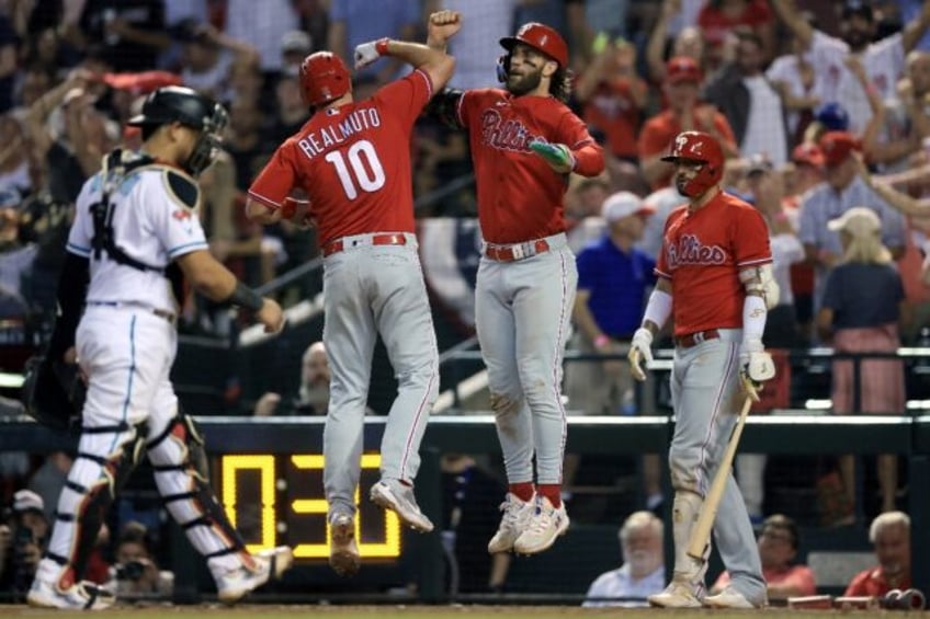 phillies rip d backs to seize series lead in mlb playoffs