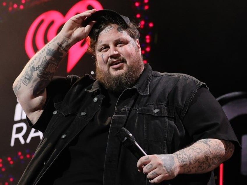 Jelly Roll performs onstage during iHeartRadio Q102's Jingle Ball 2023 at Wells Fargo Center on December 12, 2023, in Philadelphia, Pennsylvania. (Theo Wargo/Getty Images for iHeartRadio)