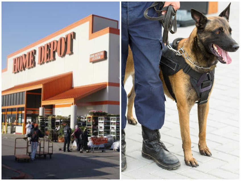 Customers shop at a Home Depot store May 20, 2003 in Chicago, Illinois. The nation's