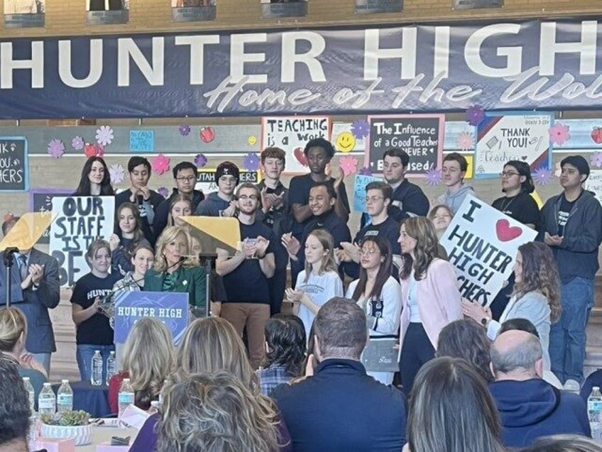 Jill Biden at Hunter High