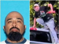 PHOTO — ‘We Will Find Him’: Man Accused of Injuring Federal Officer by Throwing Rock During L.A. Riot Identified