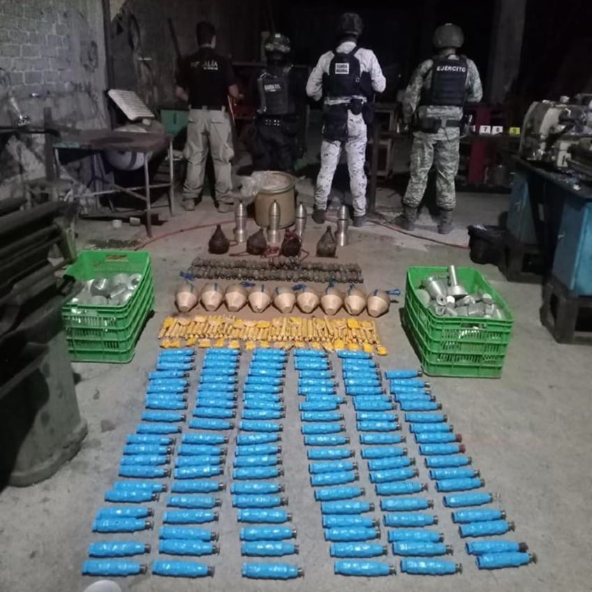 photos cartel manufacturing ieds armored vehicles in mexico