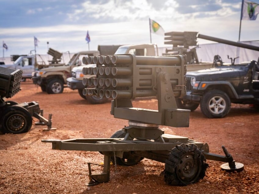 photos idf reveals massive stockpile of weapoons seized from hezbollah in lebanon