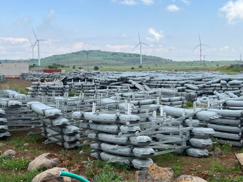 photos israels reservoirs provide solar energy through dual use